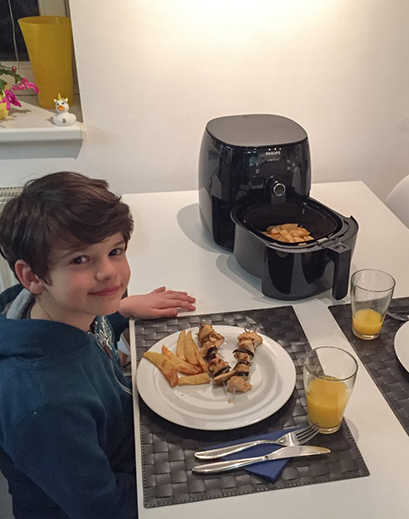 Abendessen aus dem Airfryer