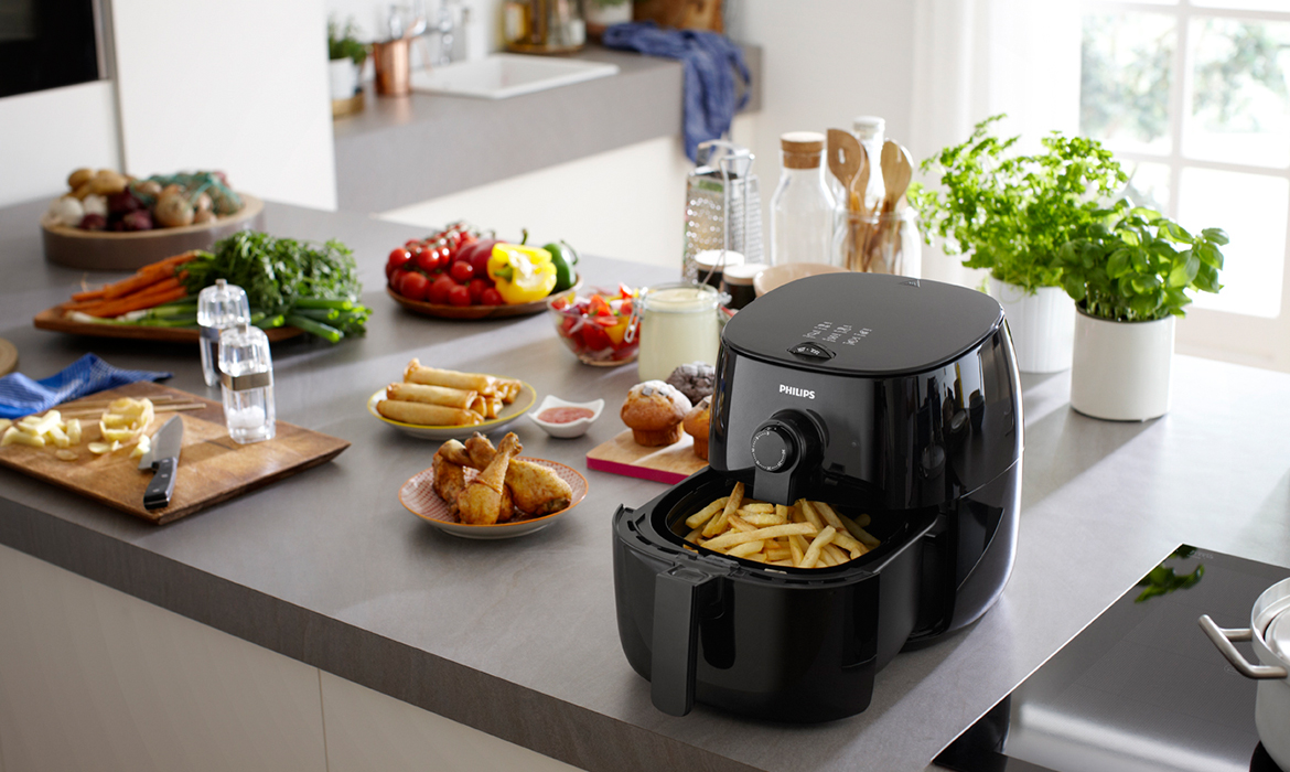Airfryer in einer Küche